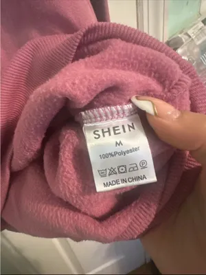 SheIn Crewneck Sweatshirt - Dusty Rose thumbnail 2