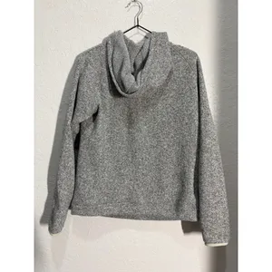 The North Face Women's Gray Hooded Pull Over Sweater Sz M Outdoors Sporty thumbnail 8