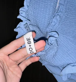 Light Blue Ruffle Skort thumbnail 3