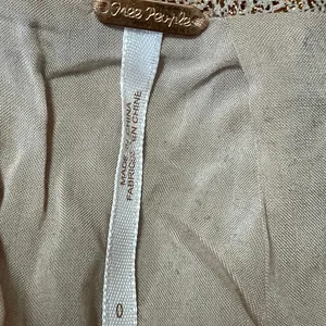 Free People Women's Gold Metallic High Waisted Zip Pencil Mini Skirt Size 0 thumbnail 4