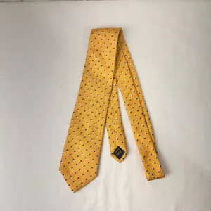 Jos.A.Bank Silk Tie Men's Necktie Executive Collection Yellow Blue Geometric thumbnail 3