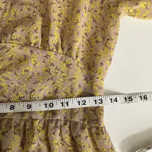 Wild Fable Floral Maxi Dress Button Front Puff Sleeve Boho Cottagecore Duster S thumbnail 10
