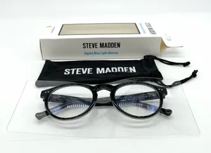Steve Madden Black Frame Digital Blue Light Glasses Brand New thumbnail 9