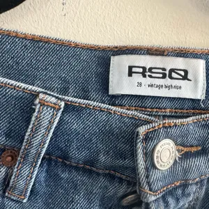 RSQ Vintage High Rise Blue Denim Shorts thumbnail 4