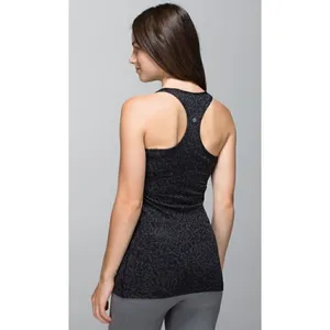 Lululemon Cool Racerback Black‎ Petal Camo Printed Black Deep Coal Tank 6 thumbnail 2