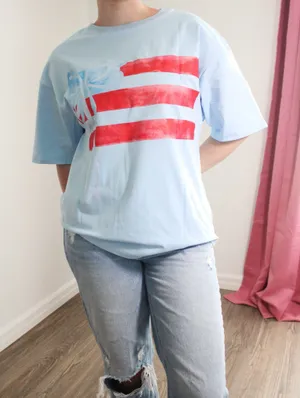 Independence graphic tee Blue Size M thumbnail 1