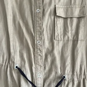 Rag & Bone Women’s Tan Long Tie Waist Shirt or Dress thumbnail 4