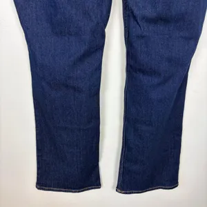 Old Navy Mid-Rise Wow Boot-cut Dark Wash Jeans Denim Casual NWT Size 14 Short‎ thumbnail 9