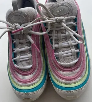 Nike Air Max 97 Women's Running Shoes SZ 7.5 White/Pink, CW7017-100 thumbnail 1