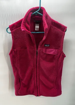 Patagonia Womens Re-Tool Vest Radiant Magenta‎ X-Dye Sz LARGE thumbnail 1