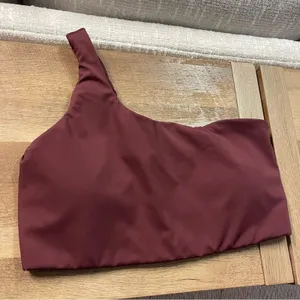 OFFLINE By Aerie Goals One Shoulder Sports Bra in Royal Berry Size XL Activewear thumbnail 5