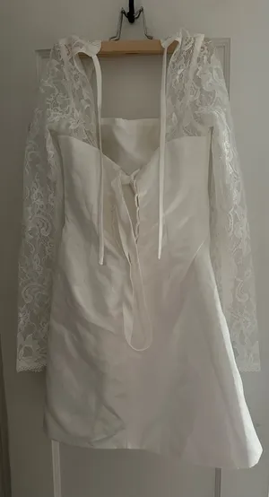 White mini dress Size 2 thumbnail 6