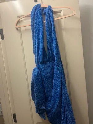 Revolve Blue Dress with print  thumbnail 2