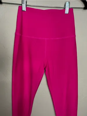 Beyond Yoga Caught in the Midi Pink Glow‎ High Waisted Leggings 24" Inseam thumbnail 3