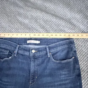 Levi Strauss Signature Jeans 18 Blue Plus Mid Rise Straight Leg Stretch Denim thumbnail 5