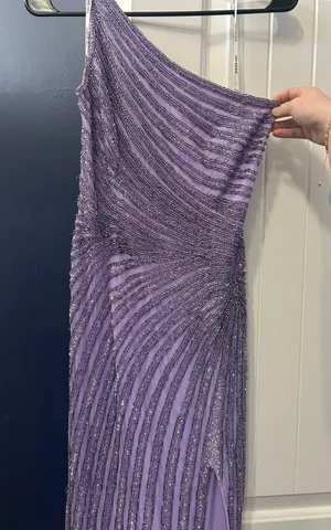 Sherri Hill Lavender Prom Dress thumbnail 4