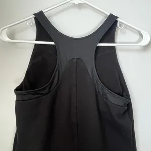 Athleta Whirlwind Razorback Athletic Casual Tank Dress Black Size XS thumbnail 7
