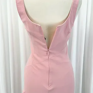 Cinq À Sept Womens Sharon Dress 8 Pink Asymmetrical Party Date Night‎ Glam HOCO thumbnail 9