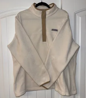 EUC Columbia women’s snap pull over cream 2x thumbnail 1