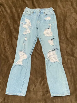 PacSun Mom Jeans Distressed thumbnail 1