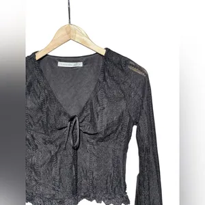 Altar D State Boston Bell Sleeve Lace Top thumbnail 4