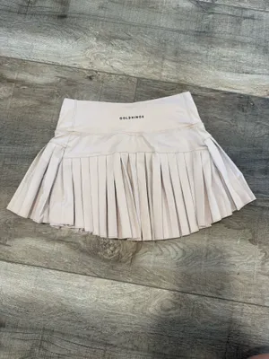 Gold Hinge Pleated Tennis Skirt thumbnail 3