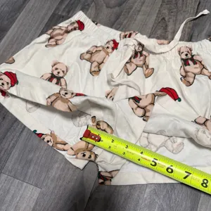 Forever 21 Teddy Bear Christmas 100% cotton pj lounge shorts thumbnail 3