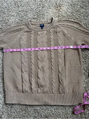 GAP Cable Knit Crewneck Sweater thumbnail 4