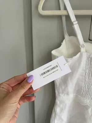 NWT White Arya Linen Mini Dress 2 thumbnail 6
