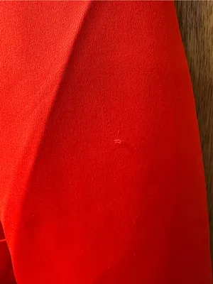 Ivy City Co. Pippa Long Sleeve Tie Bow Neck Knee Length Dress Satin Red XXS NEW thumbnail 6