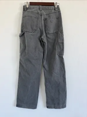 Aritzia Tna Greenwich Carpenter Pants Size 0 Gray Denim Utility Workwear thumbnail 3