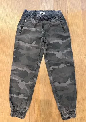 Aritzia Camo denim Jogger Pants - Gray Camouflage thumbnail 1