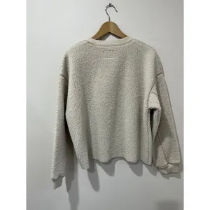 American Eagle Sherpa‎ Fleece Boxy Cozy Pullover Sweatshirt M thumbnail 2