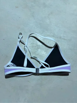 Hoaka swimwear Lilac Triangle Swim Top neoprene small thumbnail 2