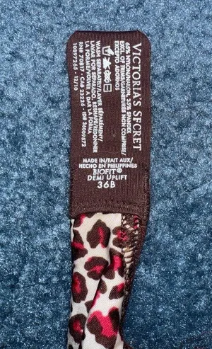 Victoria's Secret PINK Cheetah Print Uplift Bra thumbnail 3