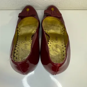 Juicy Couture Dark Red Patent Block Heel Pumps US 6 ~4” Heel thumbnail 5