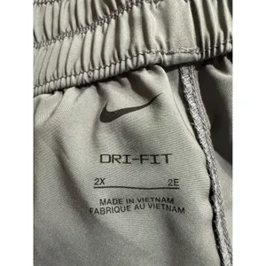 Nike Dri-FIT‎ Gray Smocked Waist Cropped Tapered Track Pants Womens 2X Plus Size thumbnail 4
