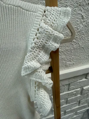 Tularosa Knit Ruffle Sleeve Sweater Top thumbnail 3