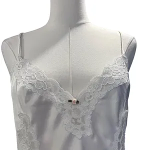 Vtg Val Mode Lingerie Baby Doll Fairy Party 80's White Lace Slip Dress USA Satin thumbnail 3