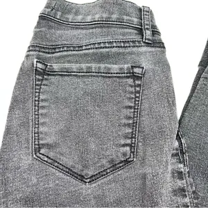 Ann Taylor LOFT Women's Modern Skinny Black Denim Low Rise Jeans Size 24 thumbnail 4