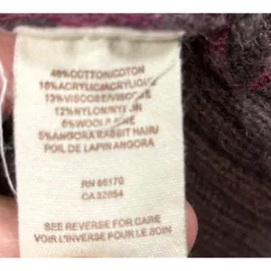 Free People Sweater Womens S Striped‎ Wool Angora Blend Casual thumbnail 5
