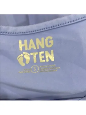 Hang Ten Periwinkle Long Sleeve Crewneck Top thumbnail 2