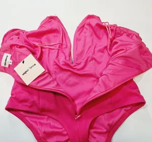 Superdown Gianna Sweetheart Bodysuit in Pink Small thumbnail 10