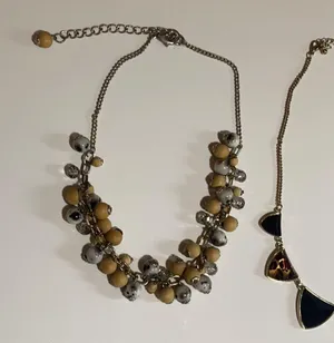 Cheetah & beaded statement necklace bundle!! thumbnail 2