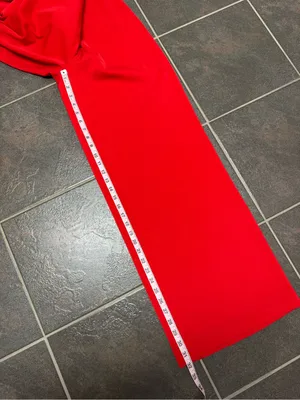 House of CB Leilah Sleeveless Plunge Jumpsuit Wide Leg Red Medium Glam Romantic thumbnail 14