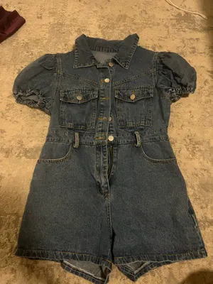 Shein Romper Denim thumbnail 1
