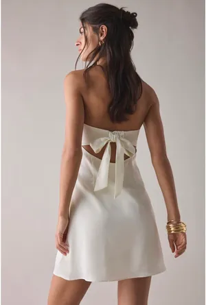 Urban Outfitters Satin Tie Back - Bow dress thumbnail 2