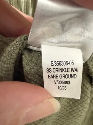 OLD NAVY Olive Smocked Waist V-Neck Top Size XXL thumbnail 11