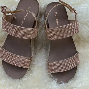 Madden girl rhinestone platform espadrille sandals thumbnail 1