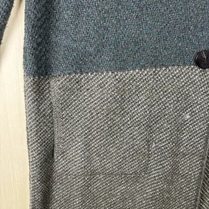 J Jill Sweater Coat Duster Sz S Colorblock Blue‎ Gray Cotton Blend Lagenlook thumbnail 5